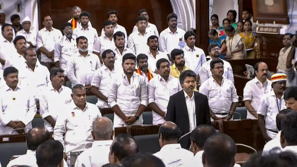 Vijay government passes floor test in Tamil Nadu 3 Vijay