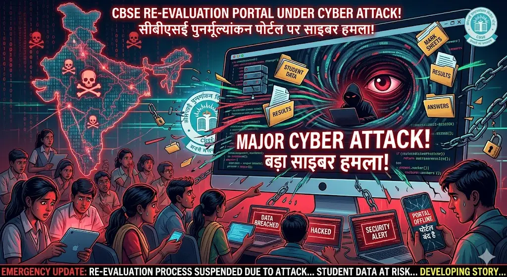 CBSE: Cyber attack attempt on re-evaluation portal 1.5 million hits 2 CBSE